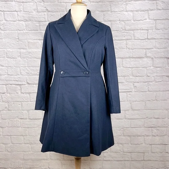 Torrid outlander blue coat cheap
